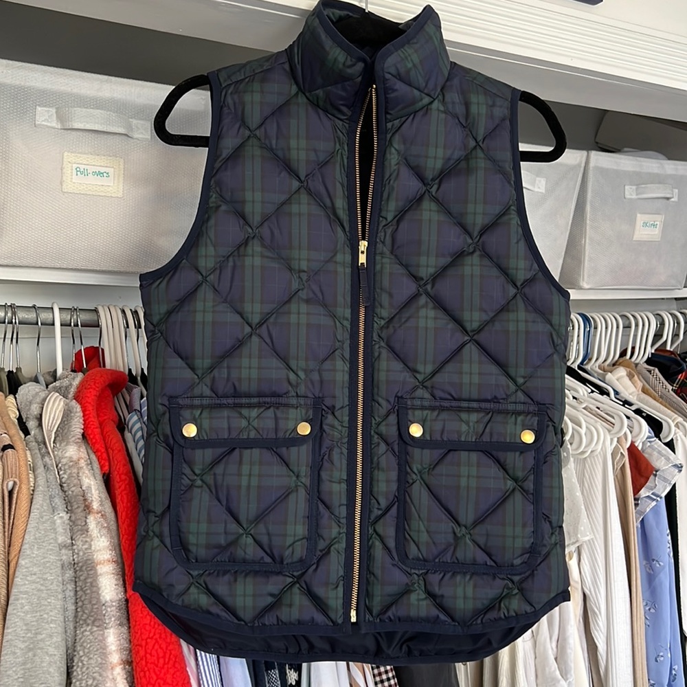 J.Crew plaid vest